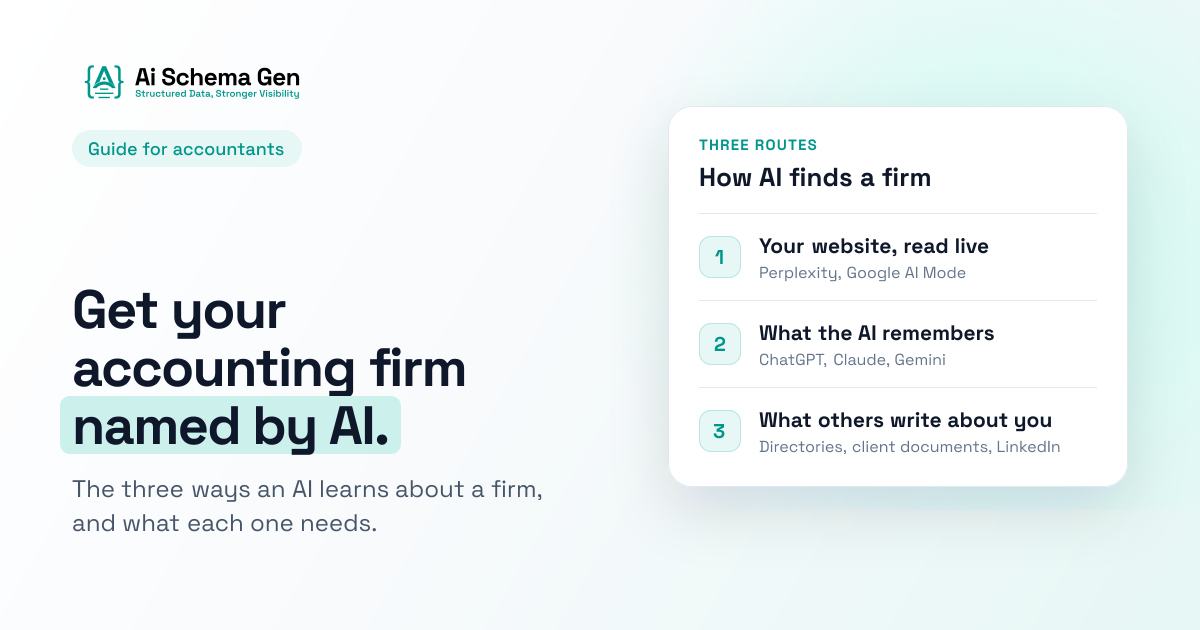 AI SEO for Accountants: How AI Picks Which Firm to Name